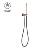 Zen Ss316L Nero Shower On Bracket With Outdoor Nero Shower Hose - Brushed Bronze